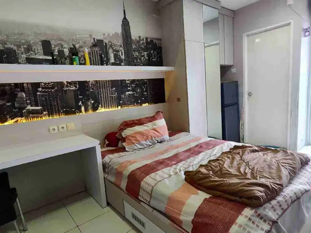 Disewakan bulanan Studio full Furnisd + WiFi apartemen educity by citihome