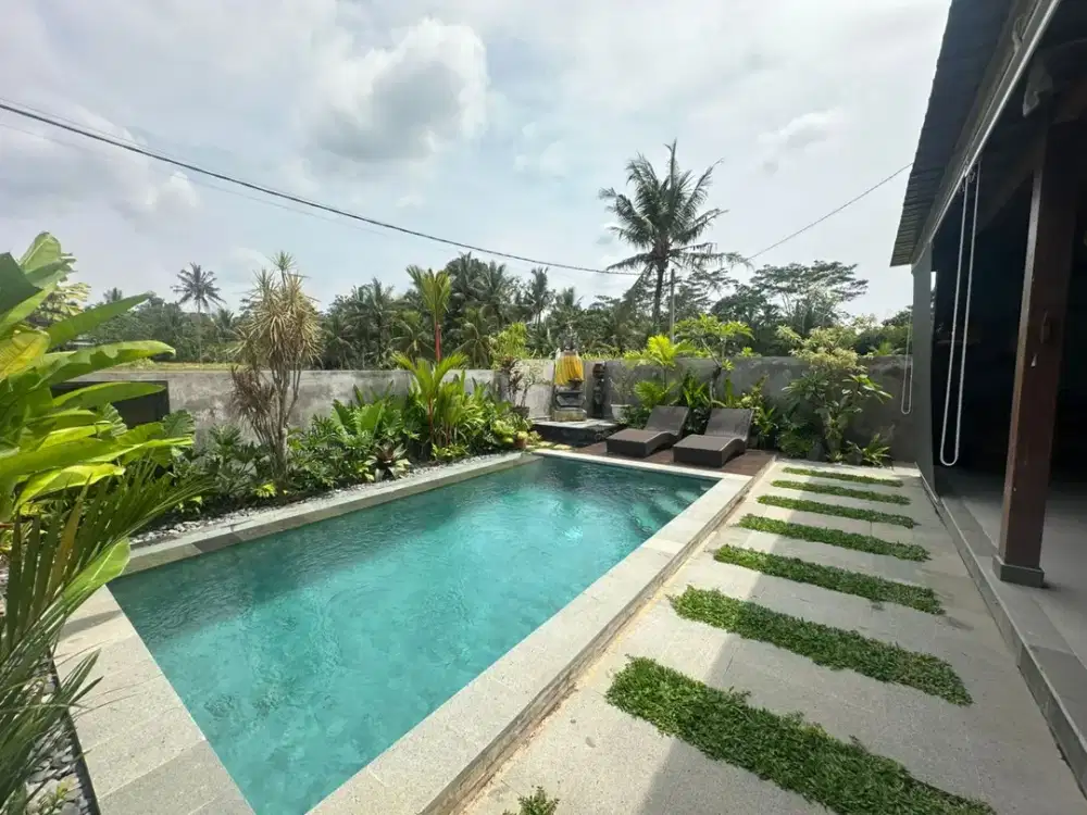Jual Villa View Sawah Lokasi Di Pejeng Dekat Ke Ubud Bali.