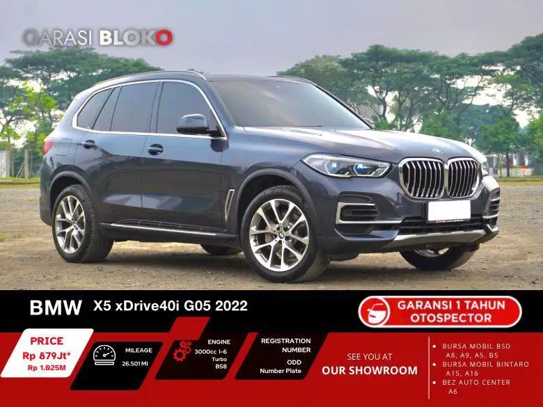 (Warranty ON) BMW X5 G05 xDrive40i xLine B58 2022