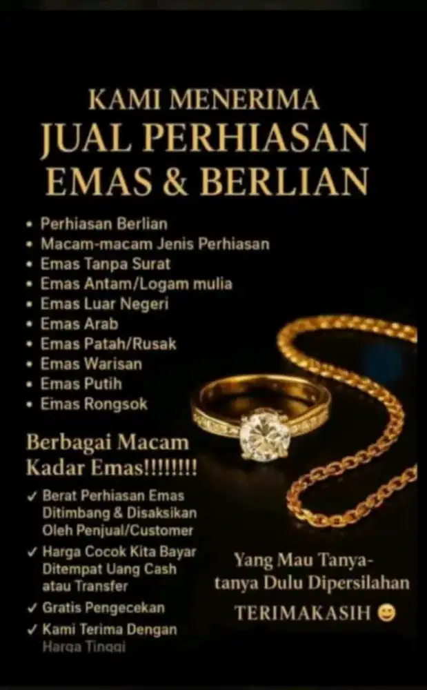 TERIMA JUAL EMAS APAPUN
