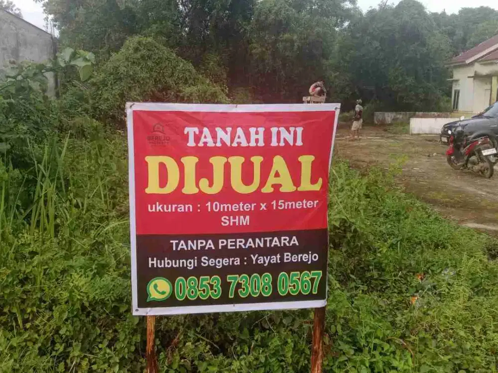 tanah dalam komplek perumahan 10x15 siap bangun. Kota palembang