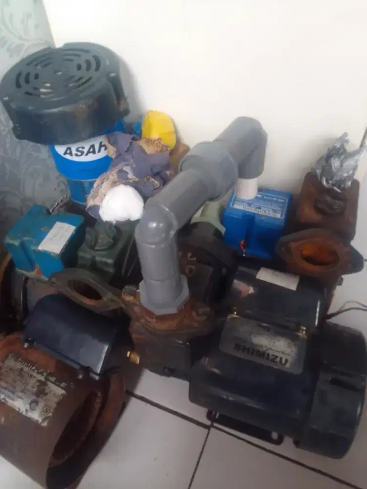 Dibeli rongsok mesin cuci, pompa air, kipas angin, setrika