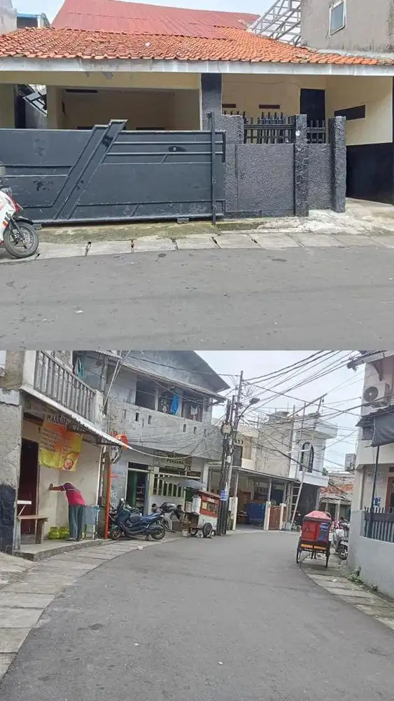 DIJUAL rumah + kios untuk investasi kontrakan