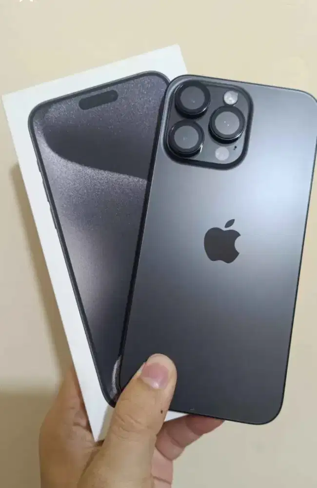 iPhone 15 Pro Max 256GB ex garansi resmi mulus