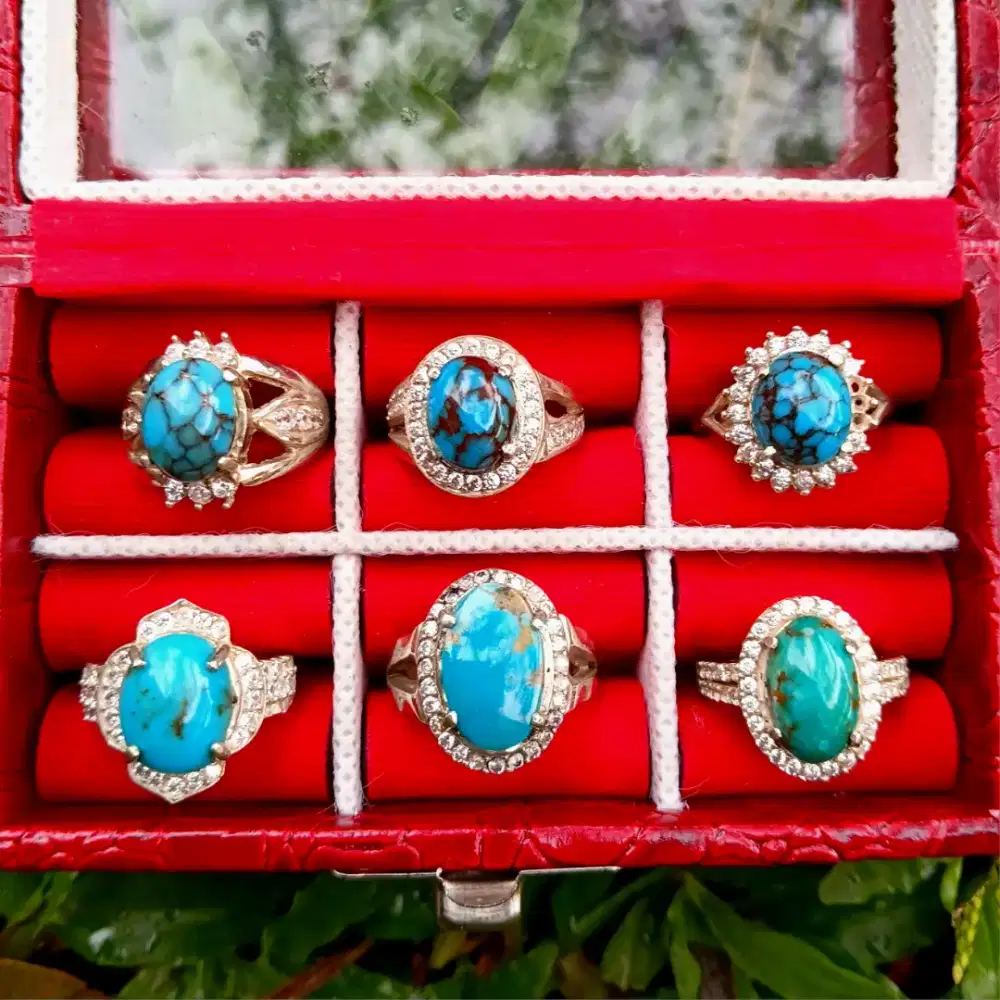 Cincin perak wanita mesir persia borongan