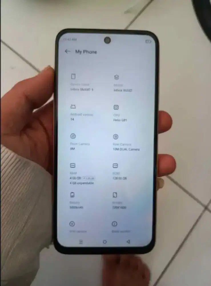 Infinix smart 9 4/128 Mulus normal
