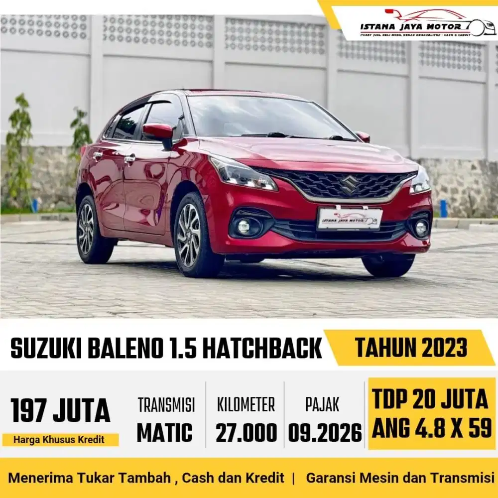 Suzuki Baleno Hatchback AT th 2023 #istana jaya motor