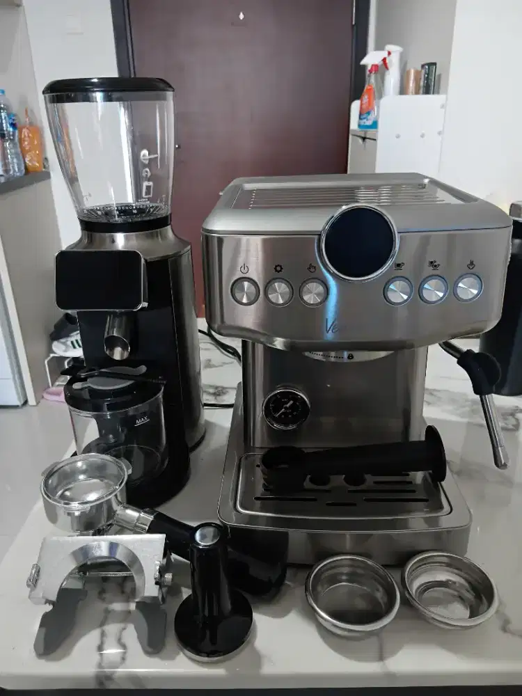 Mesin Kopi Espresso Venuella & Grinder