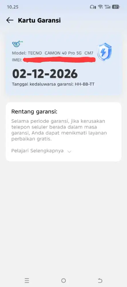 Tecno camon 40 pro 5G