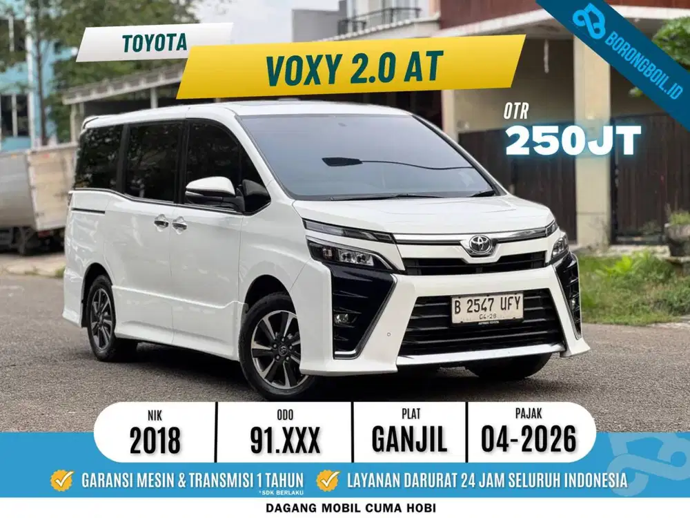 Toyota Voxy 2.0 AT Putih 2018 Putih