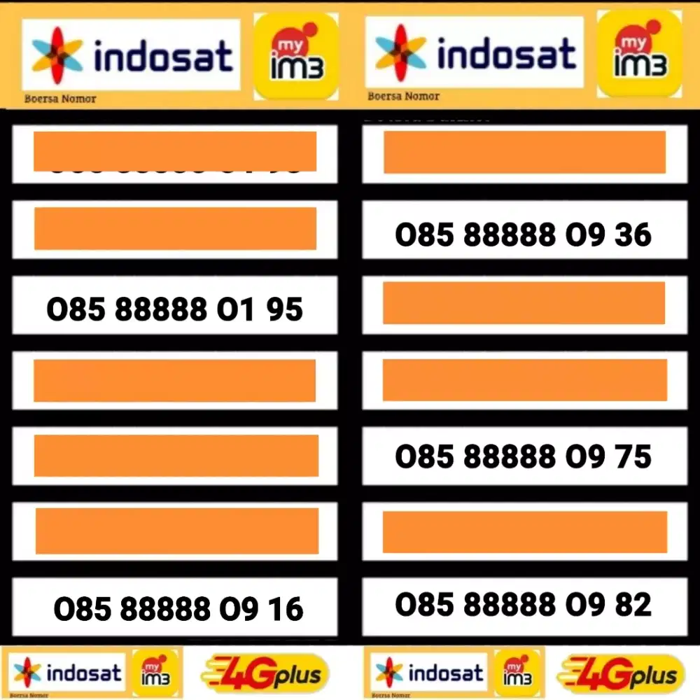 Nomer Indosat Cantik - Nomer Cantik Indosat [ Tidak Bisa Cod ]