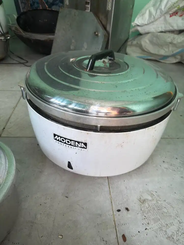 Modena rice cooker gas/lpg bekas cattering