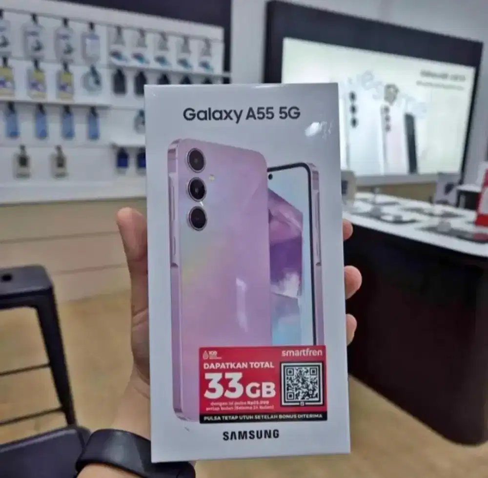 SAMSUNG A55 5G 8/256 NEW SEGEL RESMI
