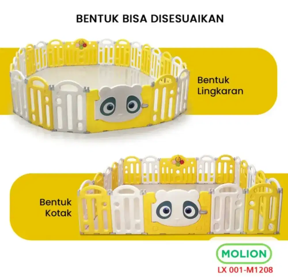 Pagar area mainan anak, tenda bahan parasit, lampu hias indoor