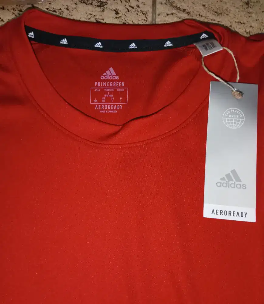 Kaos Olahraga ADIDAS Pria PROMO BUY1GET1 free