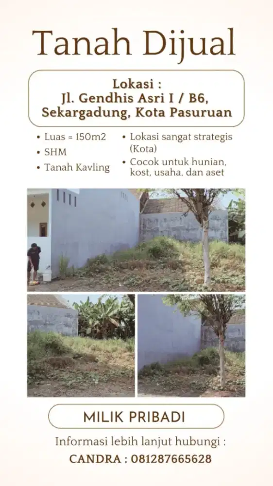 Jual Tanah Kavling