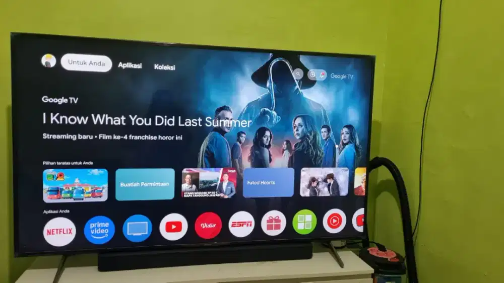 Tv SONY BRAVIA 65INCH + SOUND BAR HOME THEATRE BLOOTOTH SONY