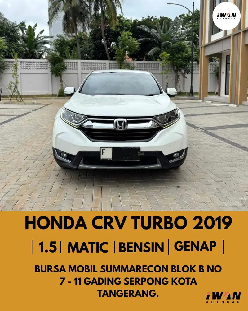 HONDA CRV TURBO 1.5 AT 2019
