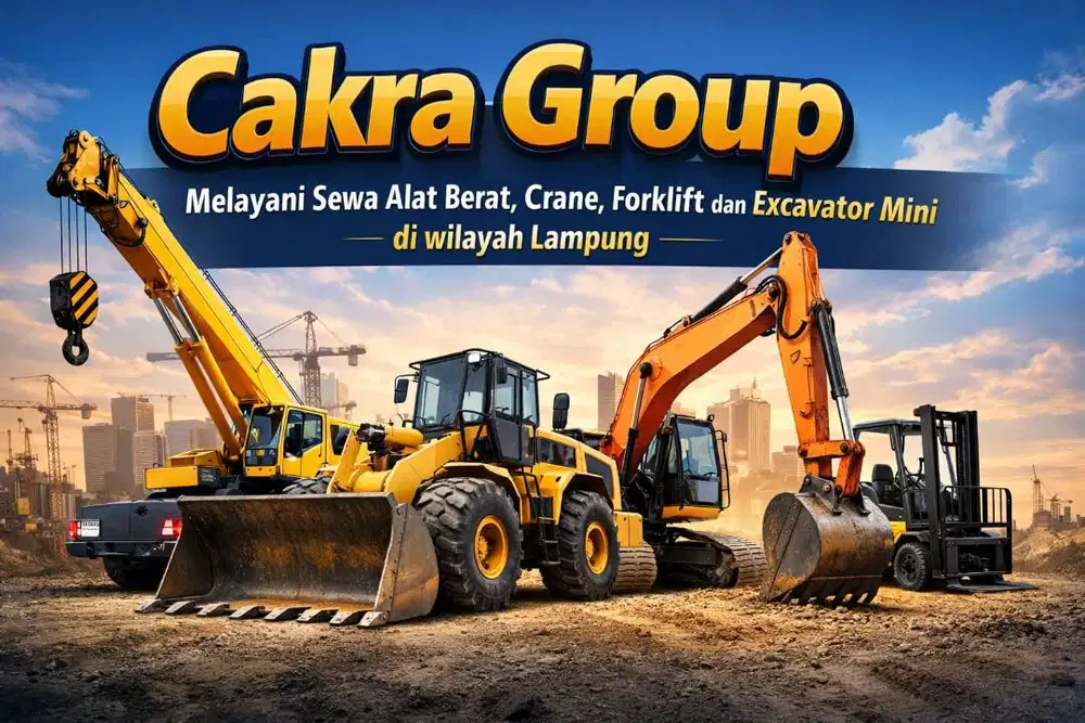 Sewa Crane Lampung (TMC, Mobile Crane dan Forklift)