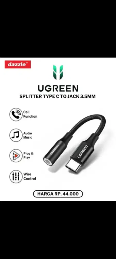 Ugreen Splitter type C to Jack 3, 5