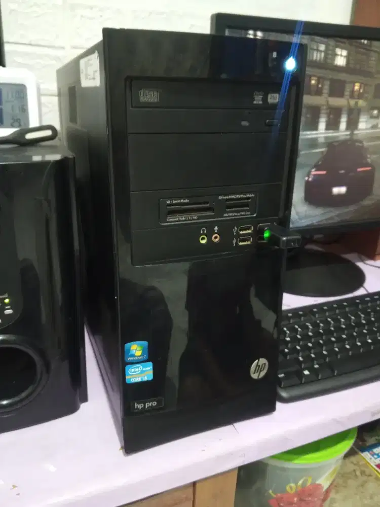 Pc cpu gaming HP / intel core i5 + ram 8gb + vga nvidia 4gb / cpu only