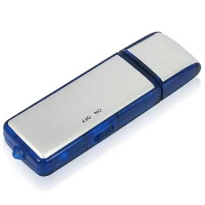 USB Flashdrive Voice Recorder Flashdisk Perekam Suara 8GB Blue Rec