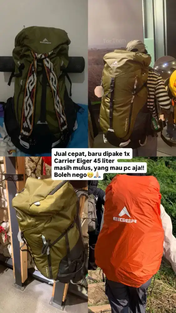 Tas carieer Eiger 45L
