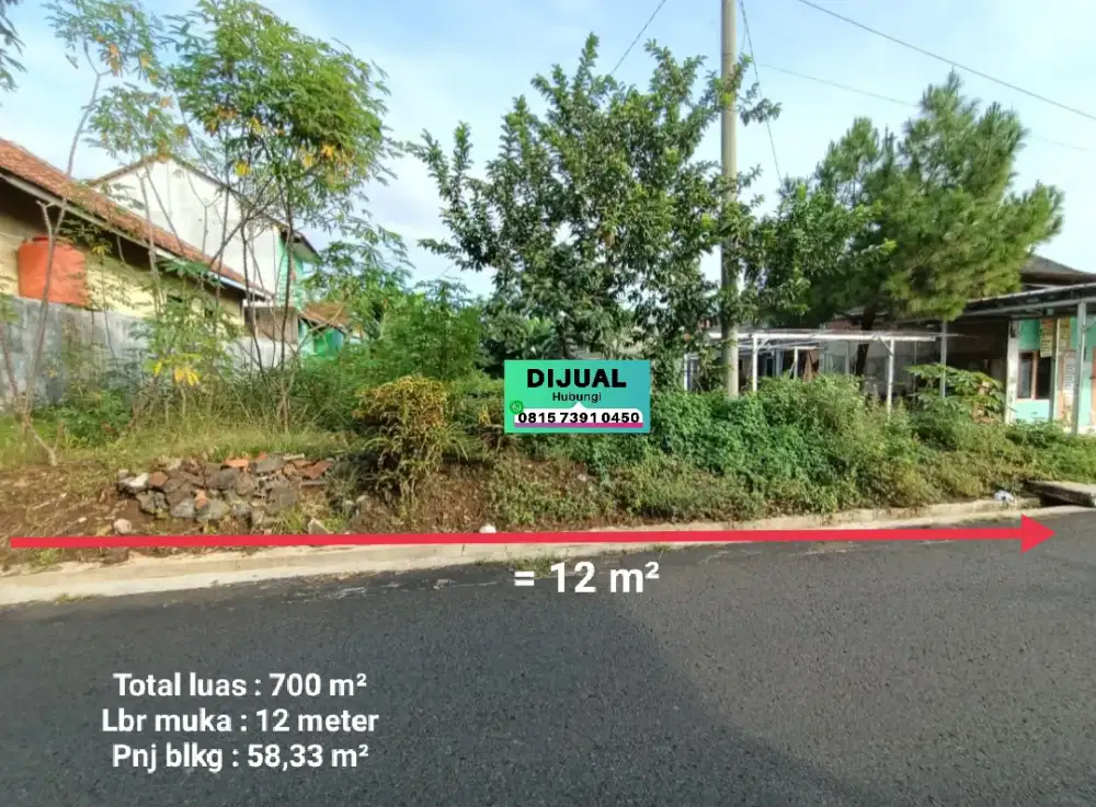 Dijual cepat Tanah kavling di Kawali Ciamis dekat Alun-alun, dan Pasar