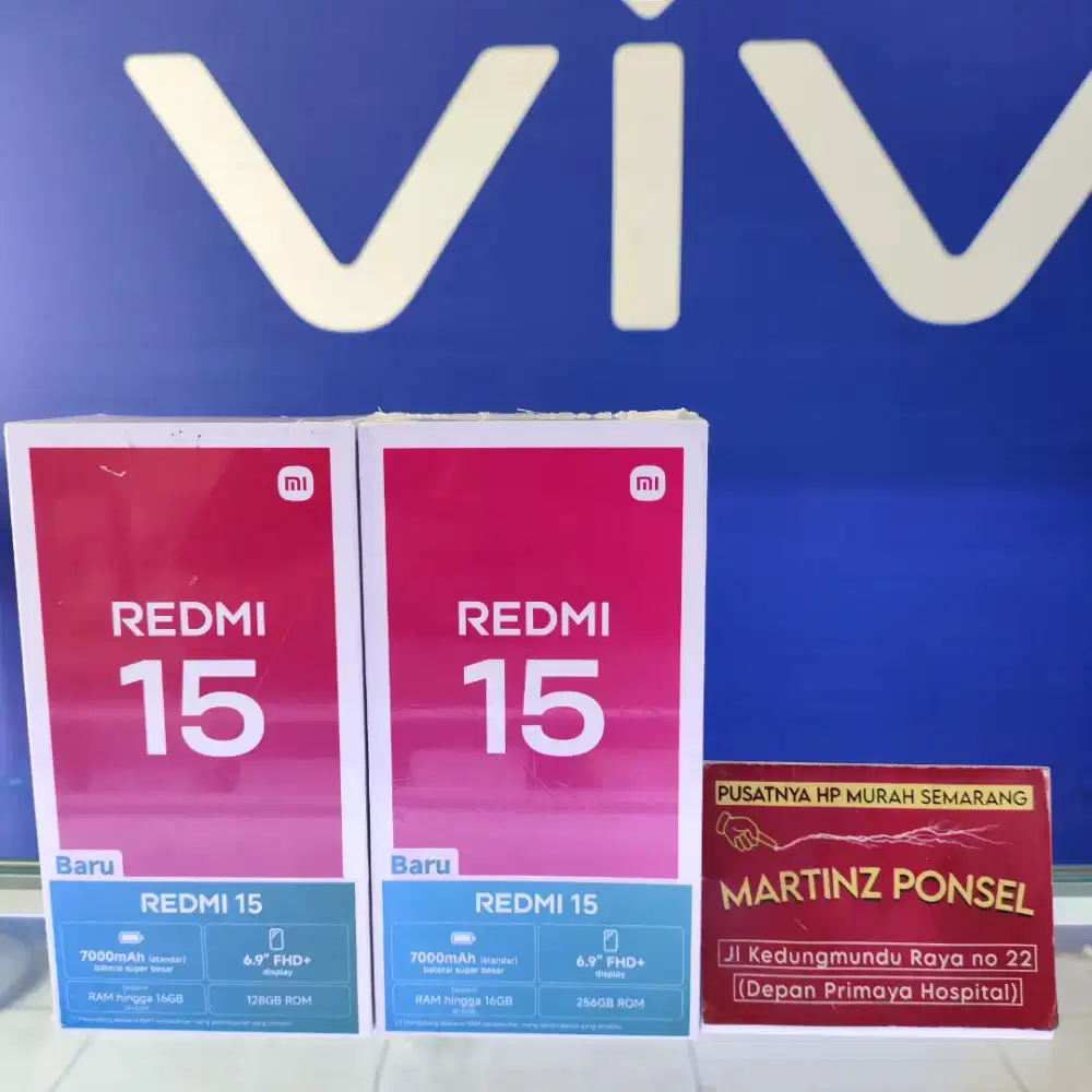 REDMI 15 8/128, 8/256 GB NEW