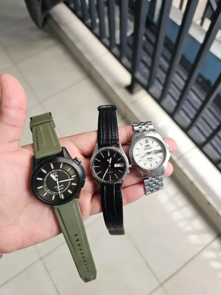 SEIKO, ALEXANDRE CHRISTIE, ORIENT. JUAL CEPET AJA KEBANYAKAN JAM