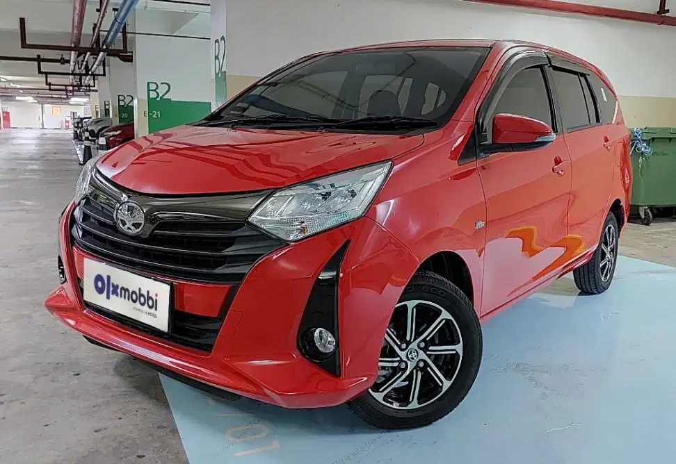 TDP 6,JT Toyota Calya 1.2 G Bensin-MT Merah 2022