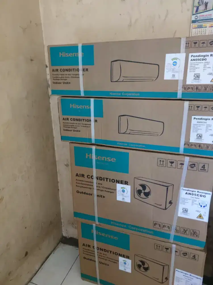 Ac Hisense 1pk baru dan garansi