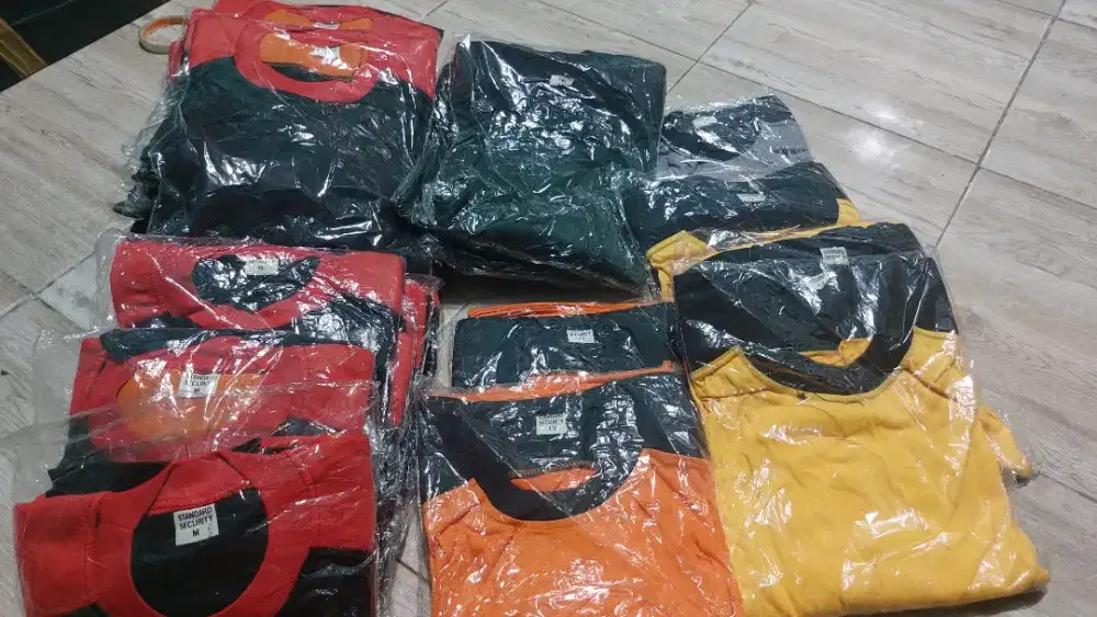 Baju kaos panjang pdl penembak borongan 27pcs