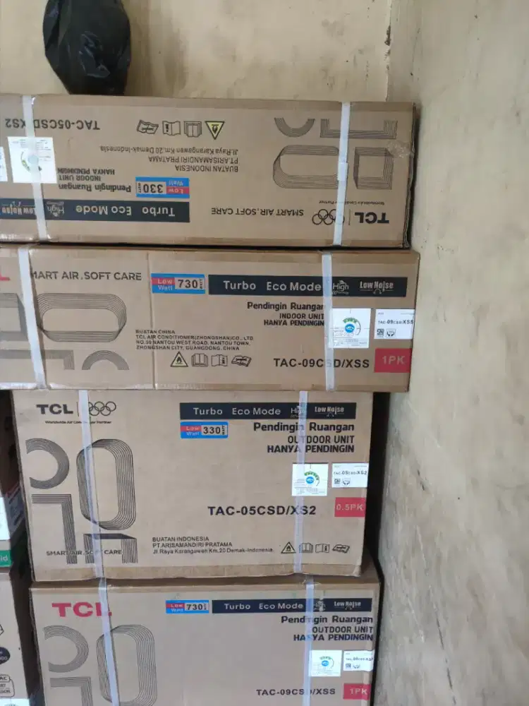 AC TCL 1/2PK BARU DAN GARANSI
