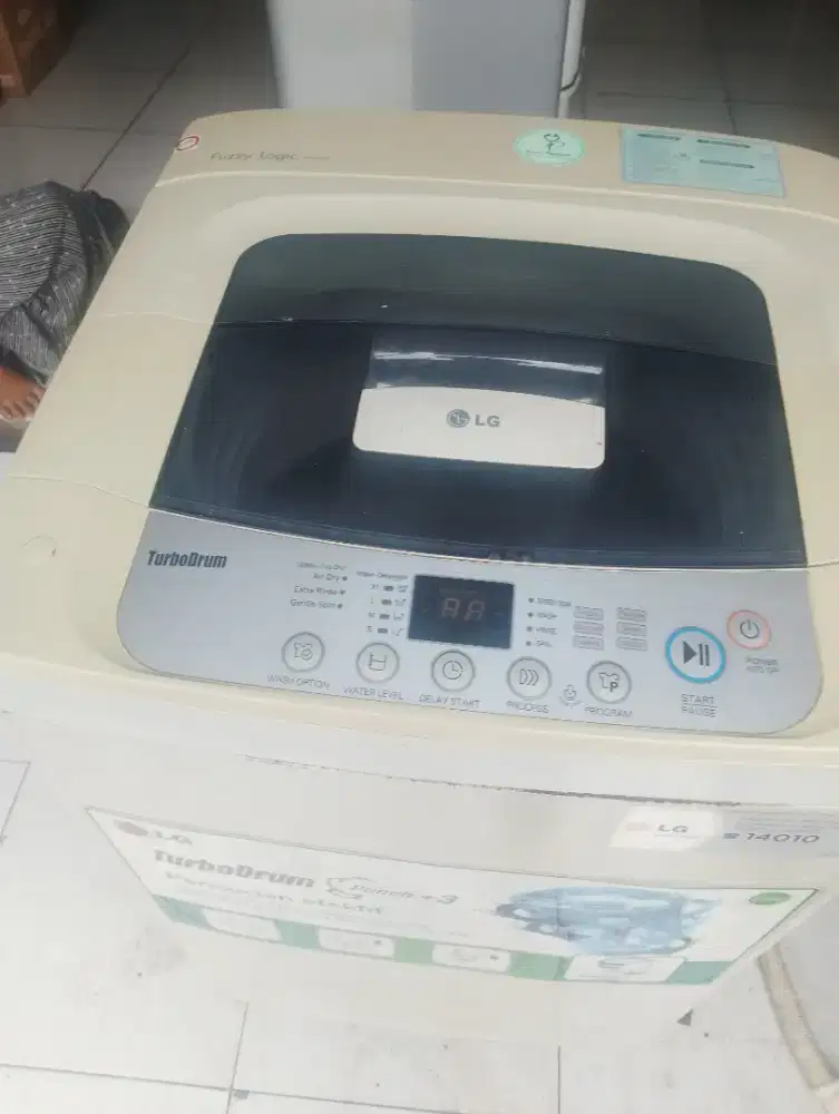 Dijual mesin cuci LG 1 tabung kapasitas 8 kg