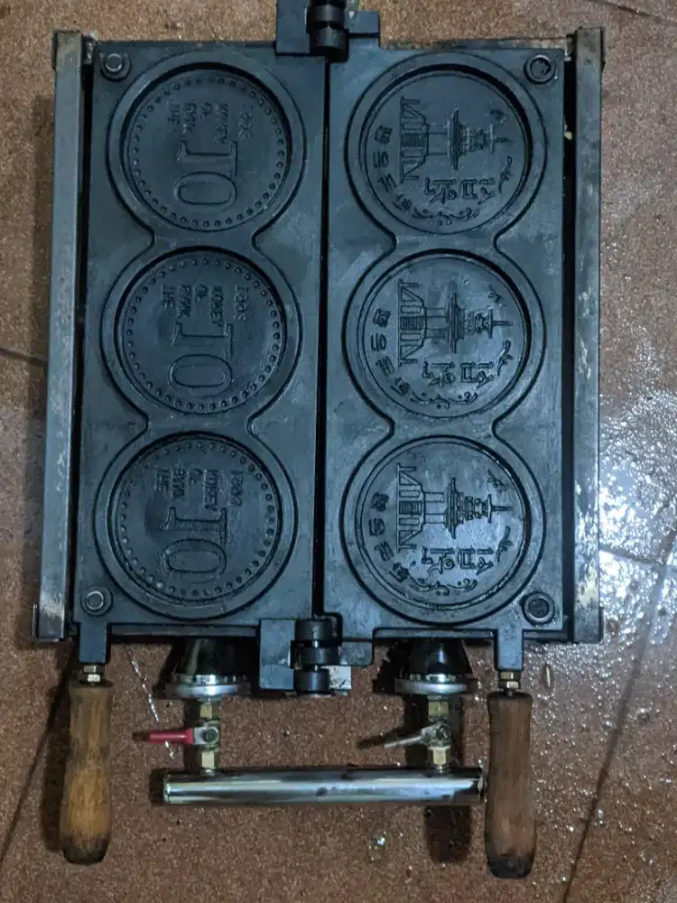 KOREAN COIN WAFFLE MACHINE (GAS)