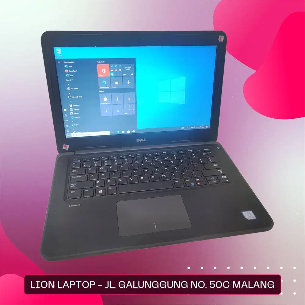 Core i5 Gen 7 Murah Mulus RAM 8GB SSD 256GB Dell Latitude 3380 [18|01]
