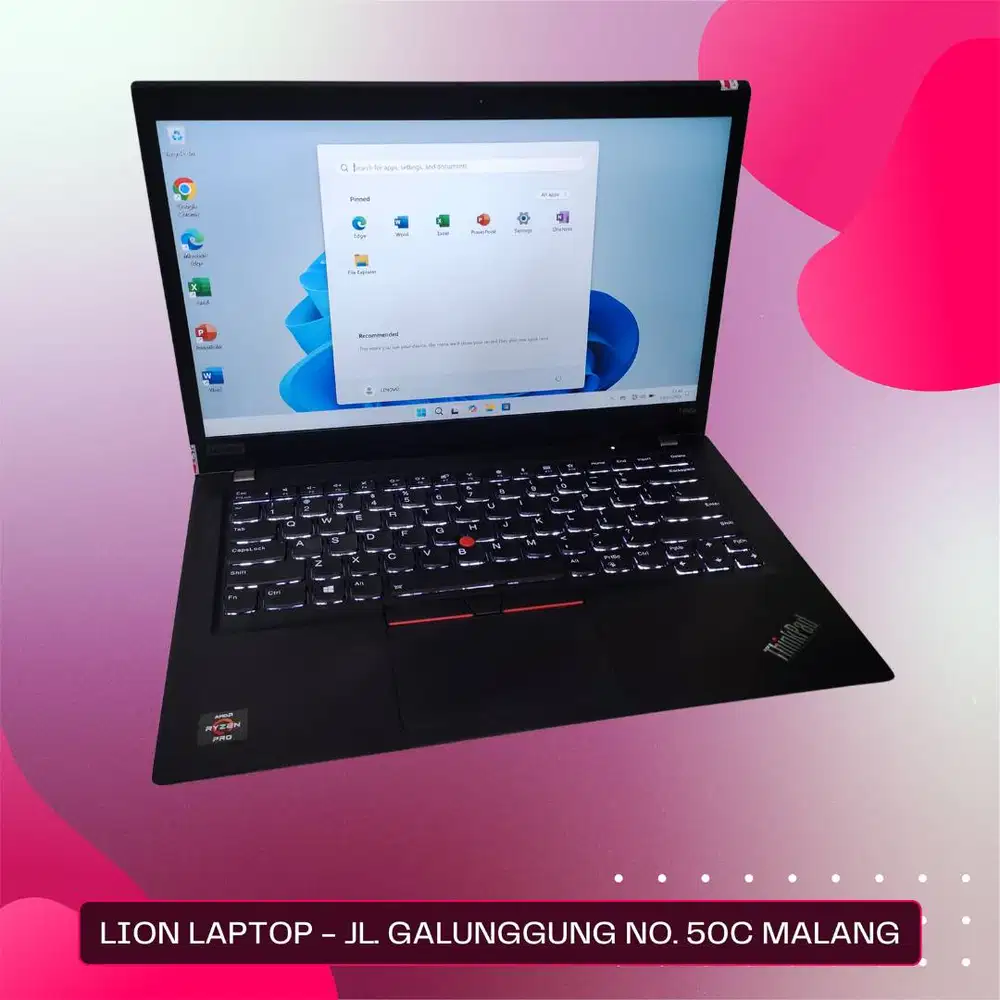 AMD Ryzen 5 PRO 3.7Ghz 8/256 VGA 2GB Lenovo Thinkpad T495s [18|01]