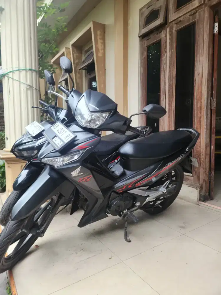 Supra 125 cw f1 hitam doff 2019 Gbm tunai atau kredit