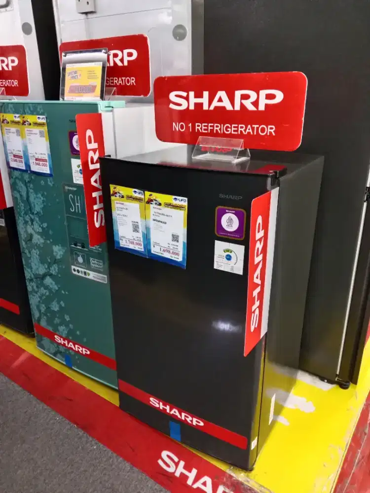 SHARP KULKAS 1 PINTU CICILAN RINGAN TANPA DP
