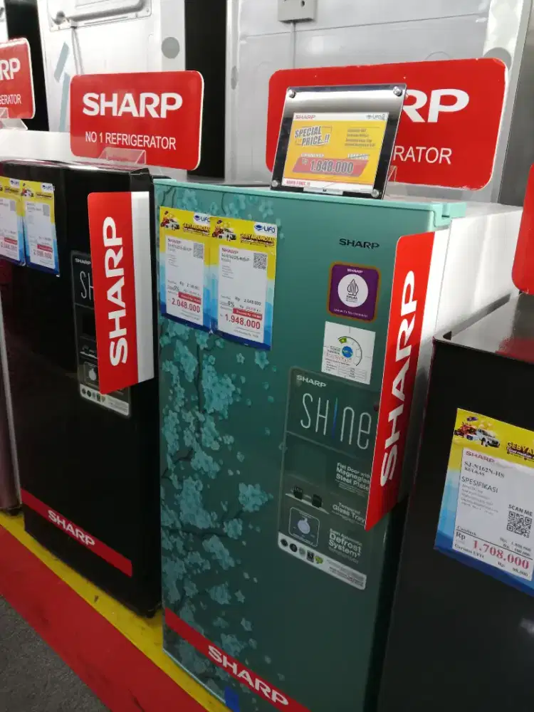 SHARP KULKAS 1 PINTU CICILAN RINGAN TANPA DP
