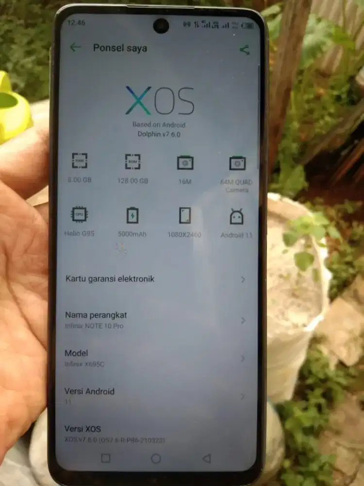 Infinix Note 10 pro 8/128 ( TT )