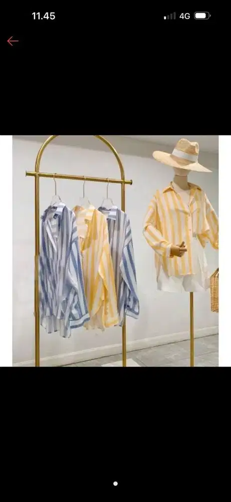 Jual standing gantungan baju second