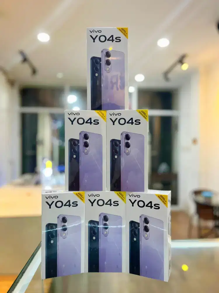VIVO Y04S 4/128 BARU ,100 ORIGINAL GARANSI RESMI 1 TAHUN
