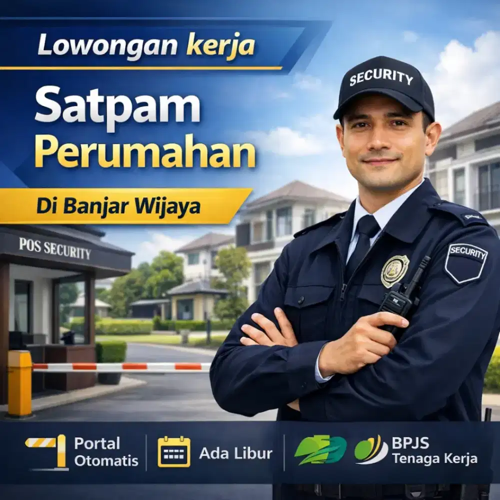 Lowongan pekerjaan satpam security