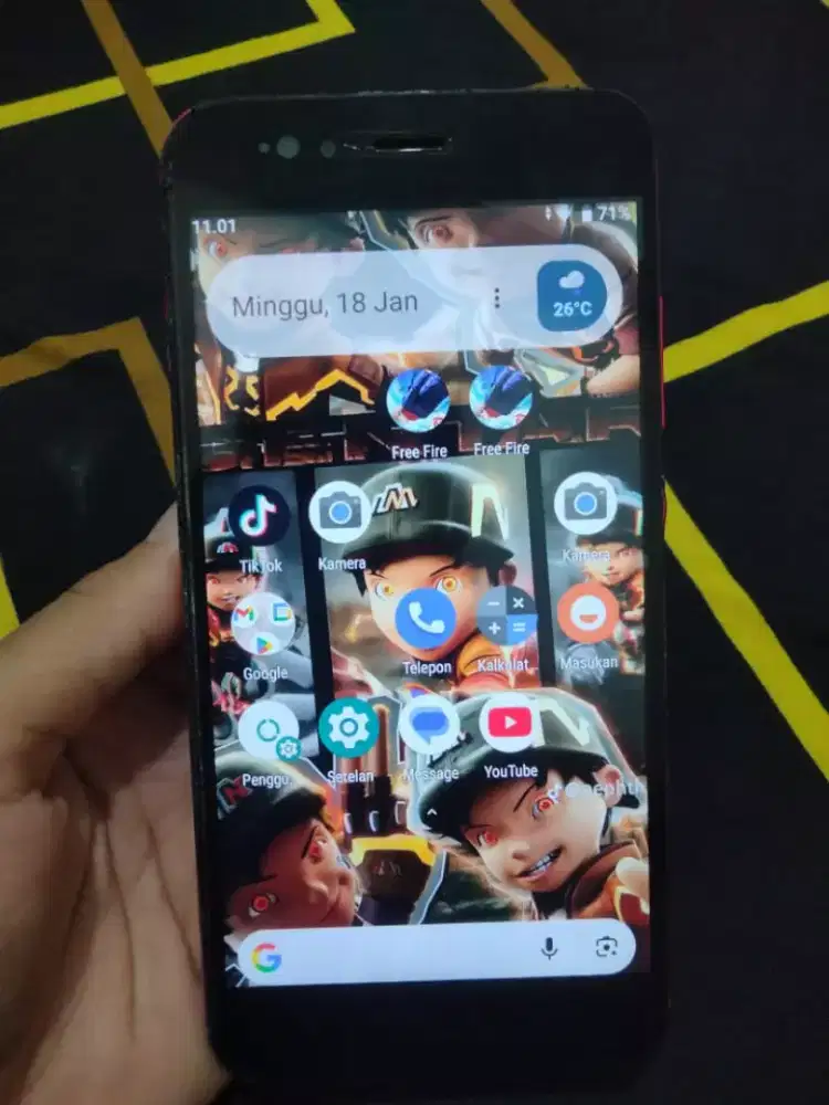 Jual cepat aj hp Xiaomi mi a1 ram 4/64 batangan baca minus