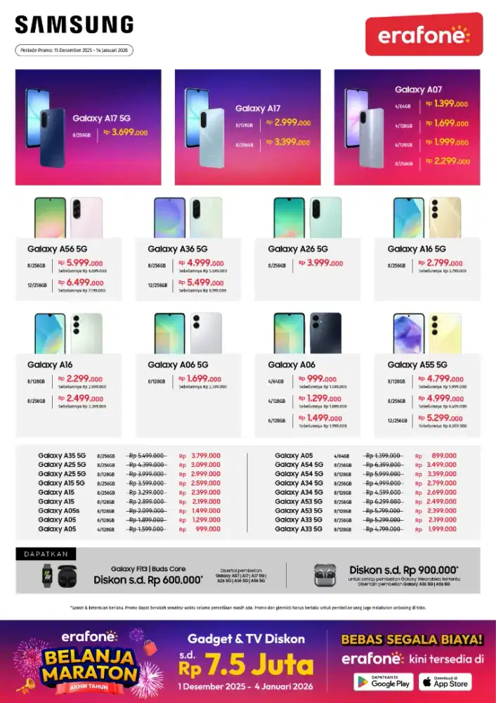 SPECIAL PROMO SAMSUNG