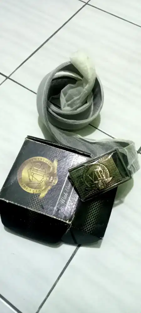 Ikat pinggang kulit impor asli