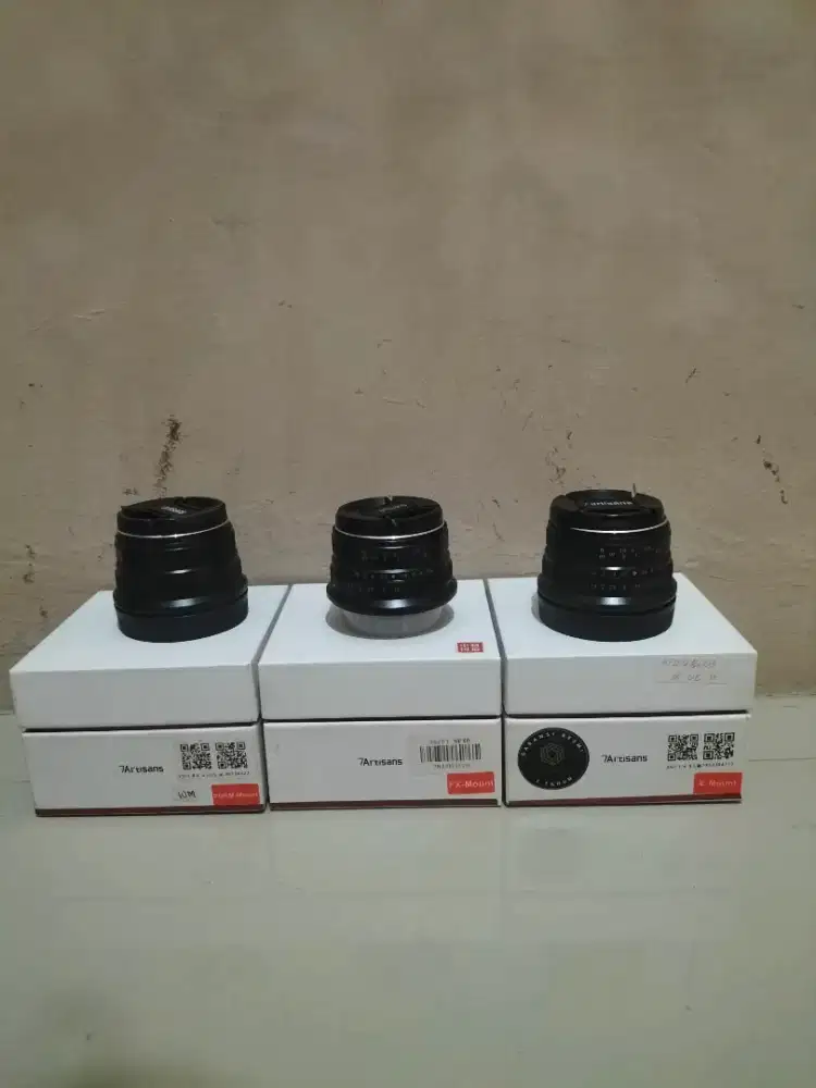 Lensa 7Artisan 25mm F1.8 Untuk Fujifilm Sony Canon Mulus Likenew