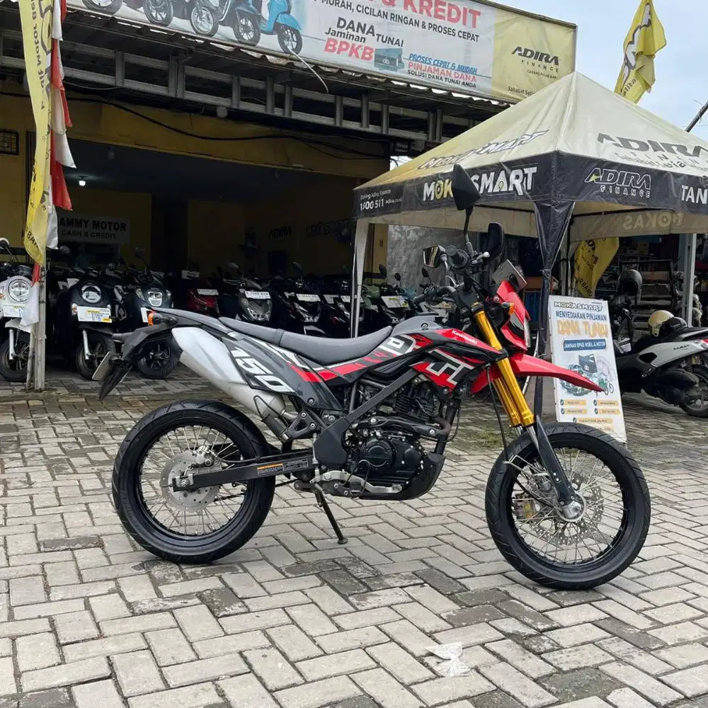 KAWASAKI D-TRACKER 150 SE TAHUN 2023 LIKE NEW